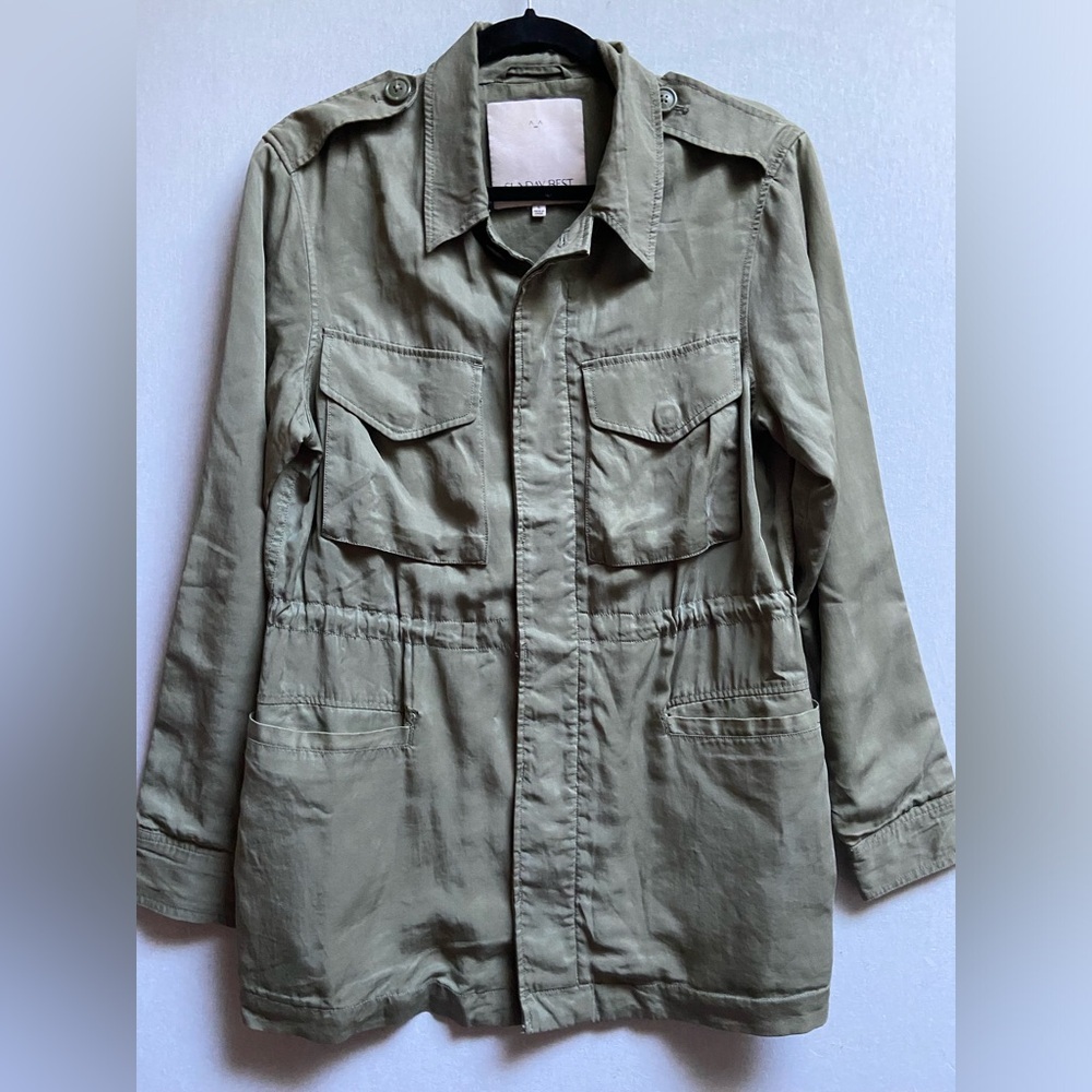 Sunday Best Aritzia Green Ranger Hooded Utility Jacket - Size S